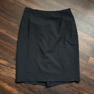 Ann Taylor virgin Wool Pencil Skirt black size 8P